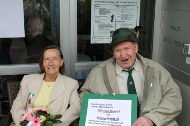 Unser Königspaar Frau van Dijk und Herr Begemann